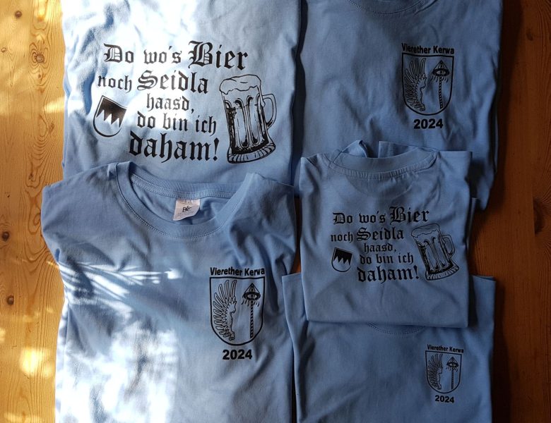 Raithel Werbetechnik und Textildruck - Kerwashirts bedrucken - Siebdruck